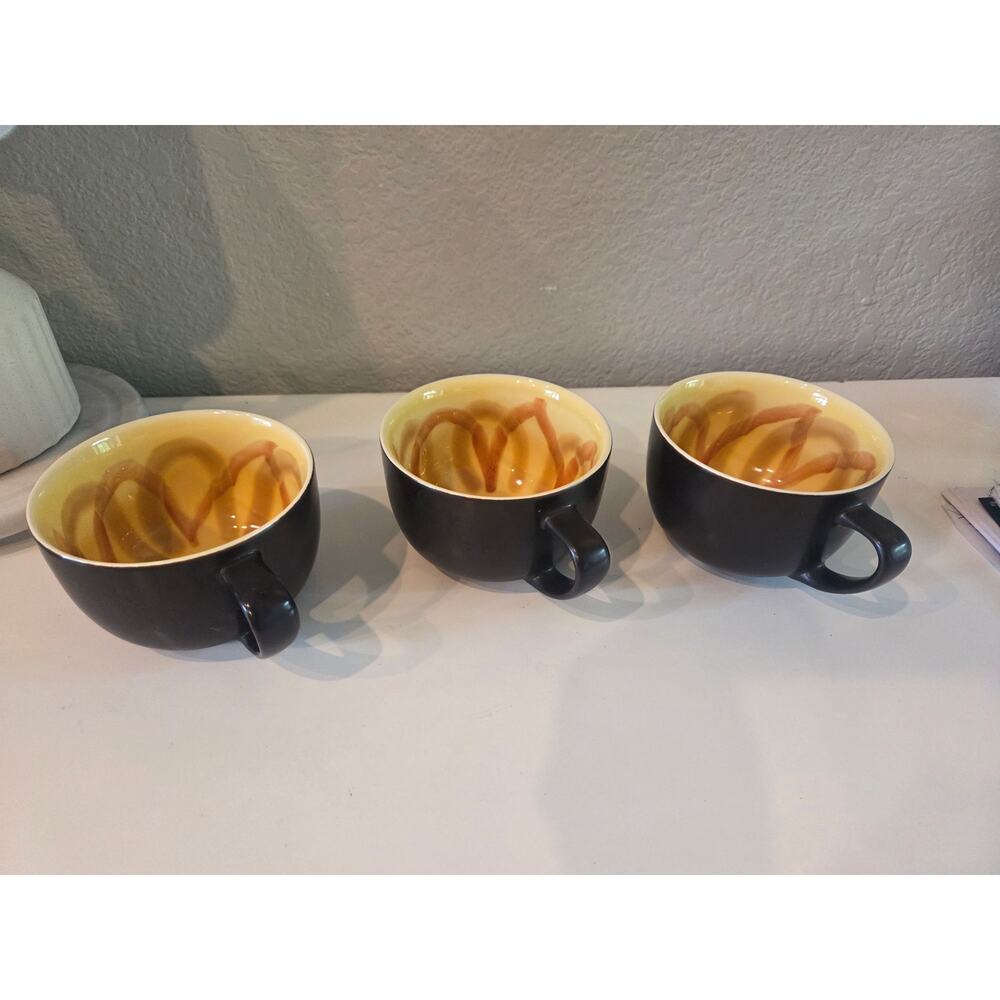 Sunflower Bone China Statbucks Collectible Coffee Mugs - Set of 3
